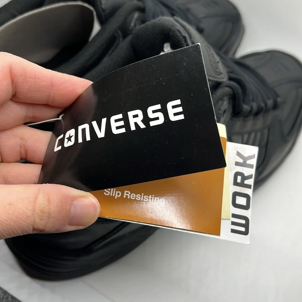 NWT Converse Work - Black Work Shoes Size Mens 9.5 women’s 11.5 - Picture 5 of 6